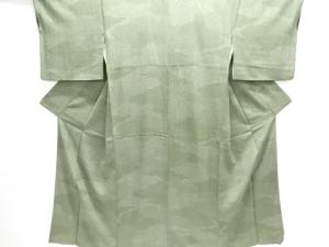 雲模様鮫小紋着物